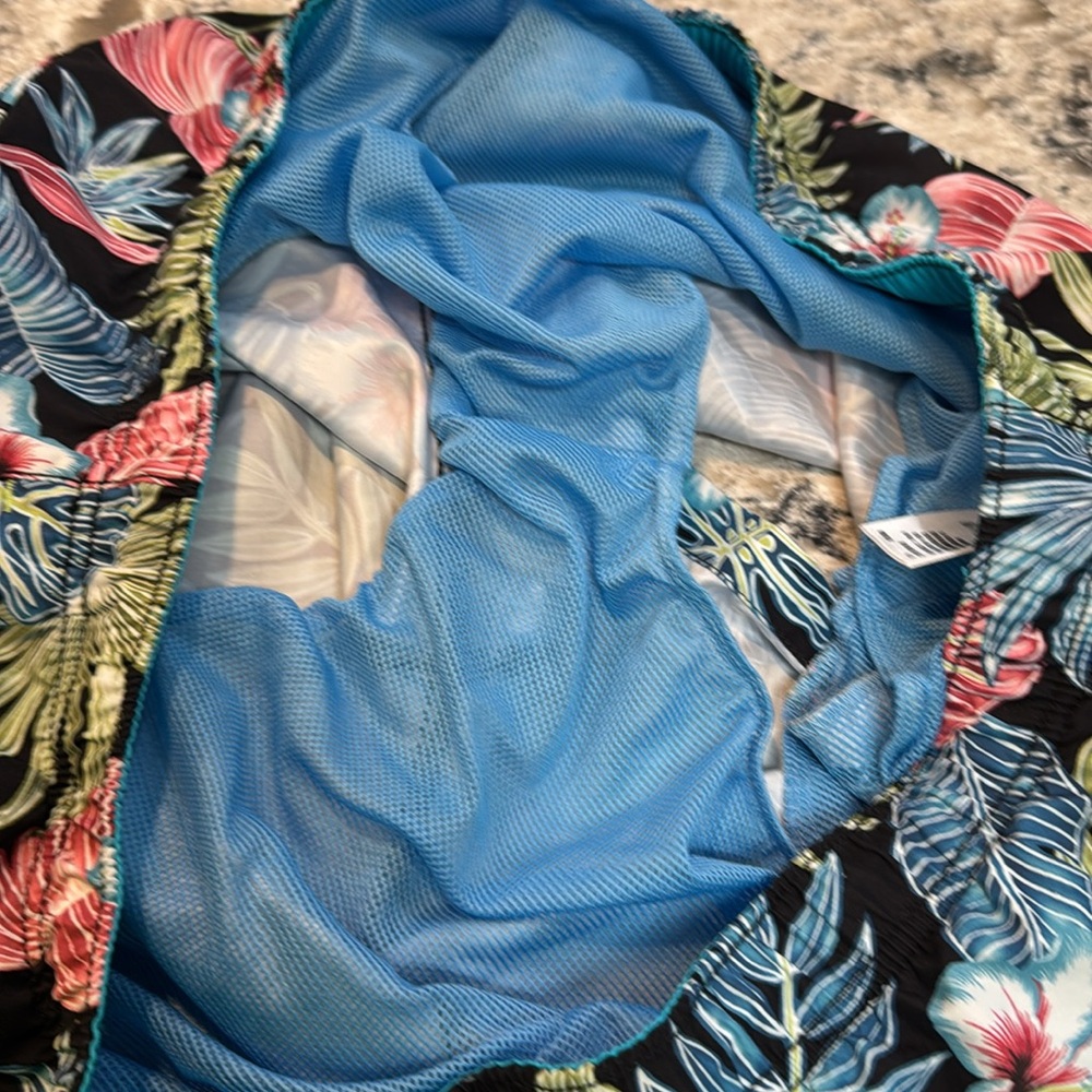 Tommy Bahama Naples Konkan Jungle Swim Trunks XXL NWT Tropical Print - Picture 10 of 15